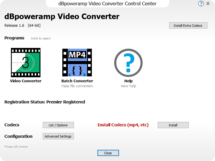 dBpoweramp Video Converter R1.6 Premier 1.6.0.2