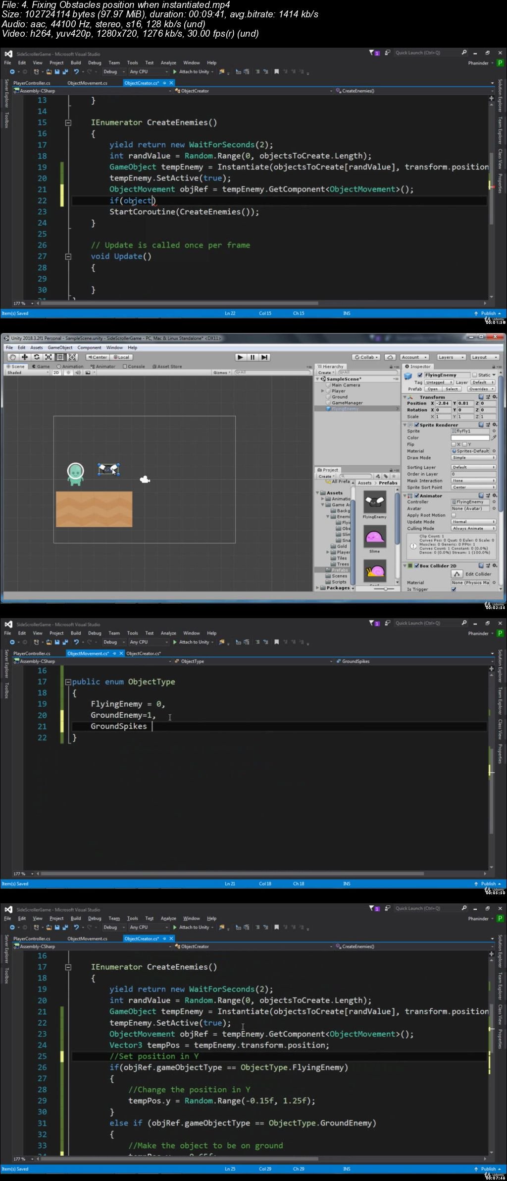  Game Development: Creating a 2D Side Scrolling Game 