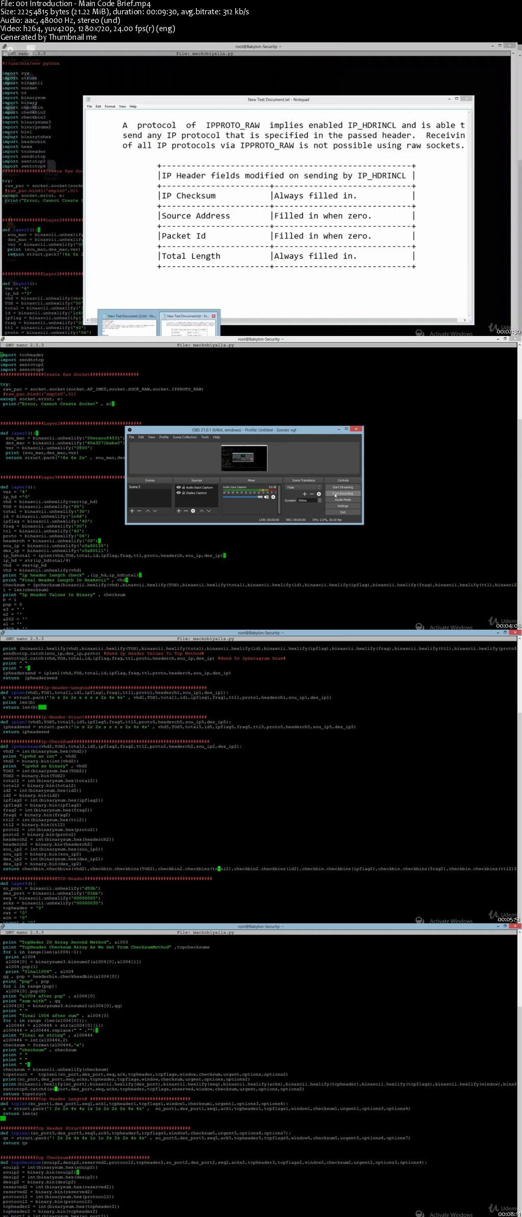 Linux Raw Socket Output In Python