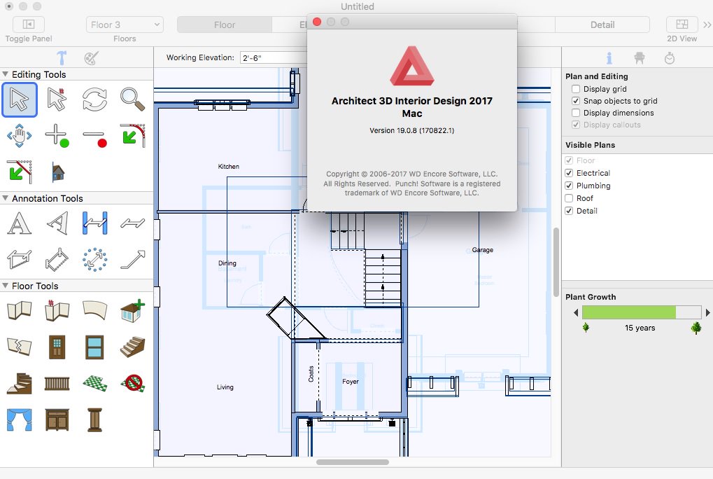 Avanquest Architect 3D Interior Design 2017 Mac 19.0.8
