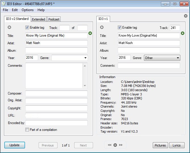 ID3 Editor 1.24.38 Portable