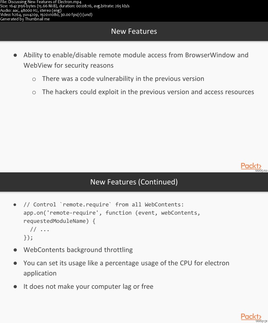 Electron 5.0 Tips, Tricks, and Techniques