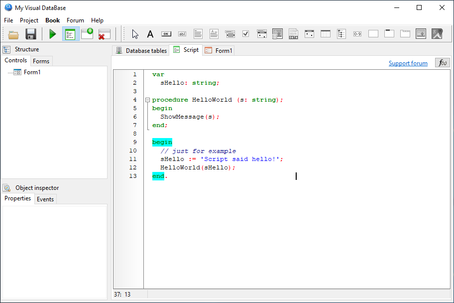 My Visual Database 5.4