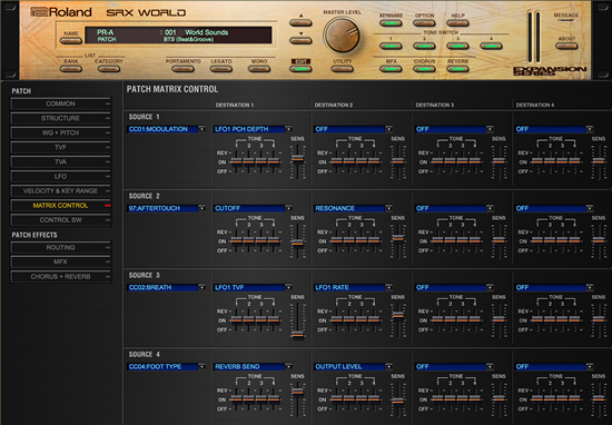 Roland SRX WORLD v1.01