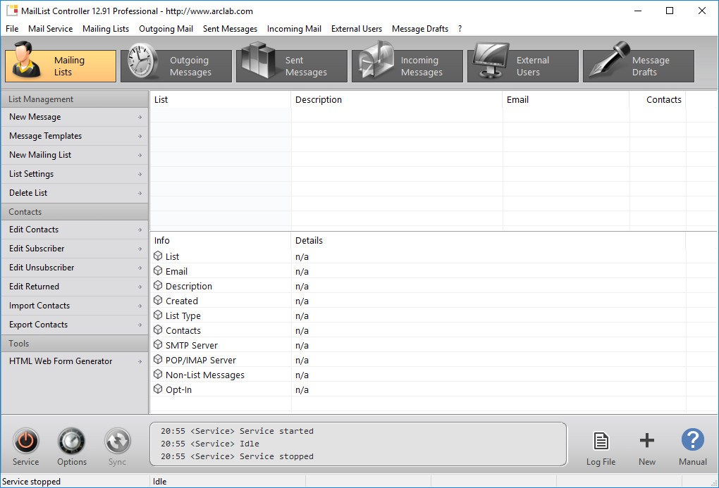 Arclab MailList Controller 12.91