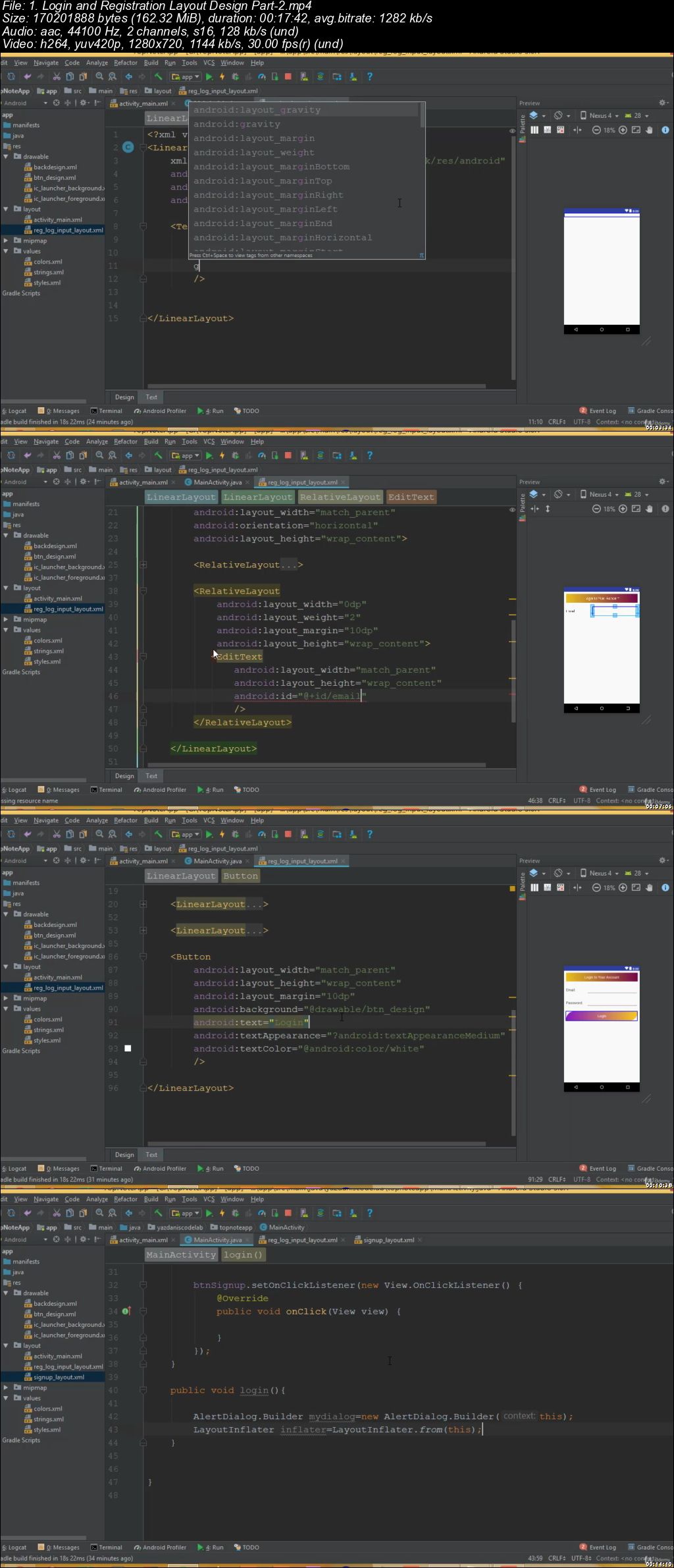  Android Development Course Build TopNote App Using Firebase 