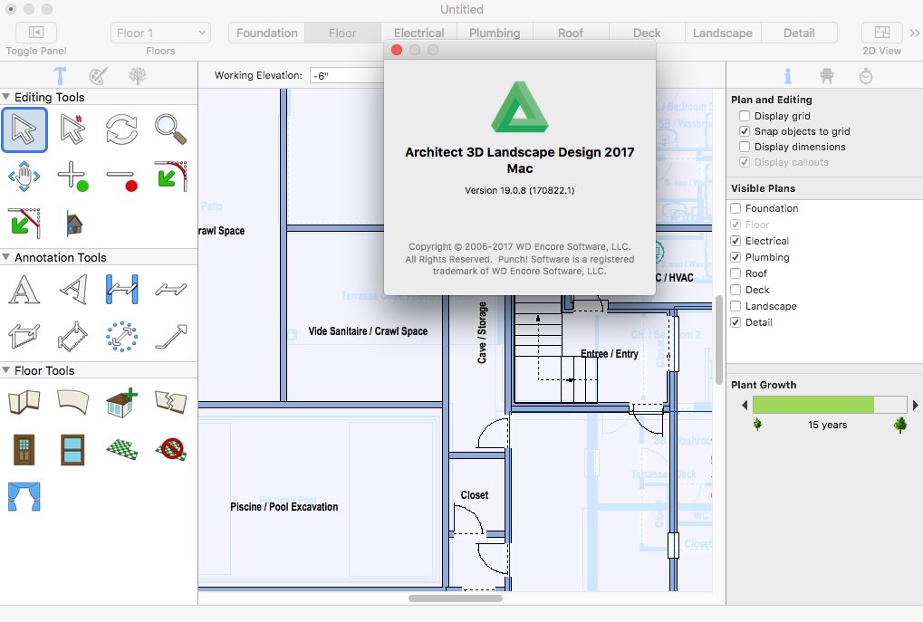 Avanquest Architect 3D Landscape Design 2017 Mac 19.0.8