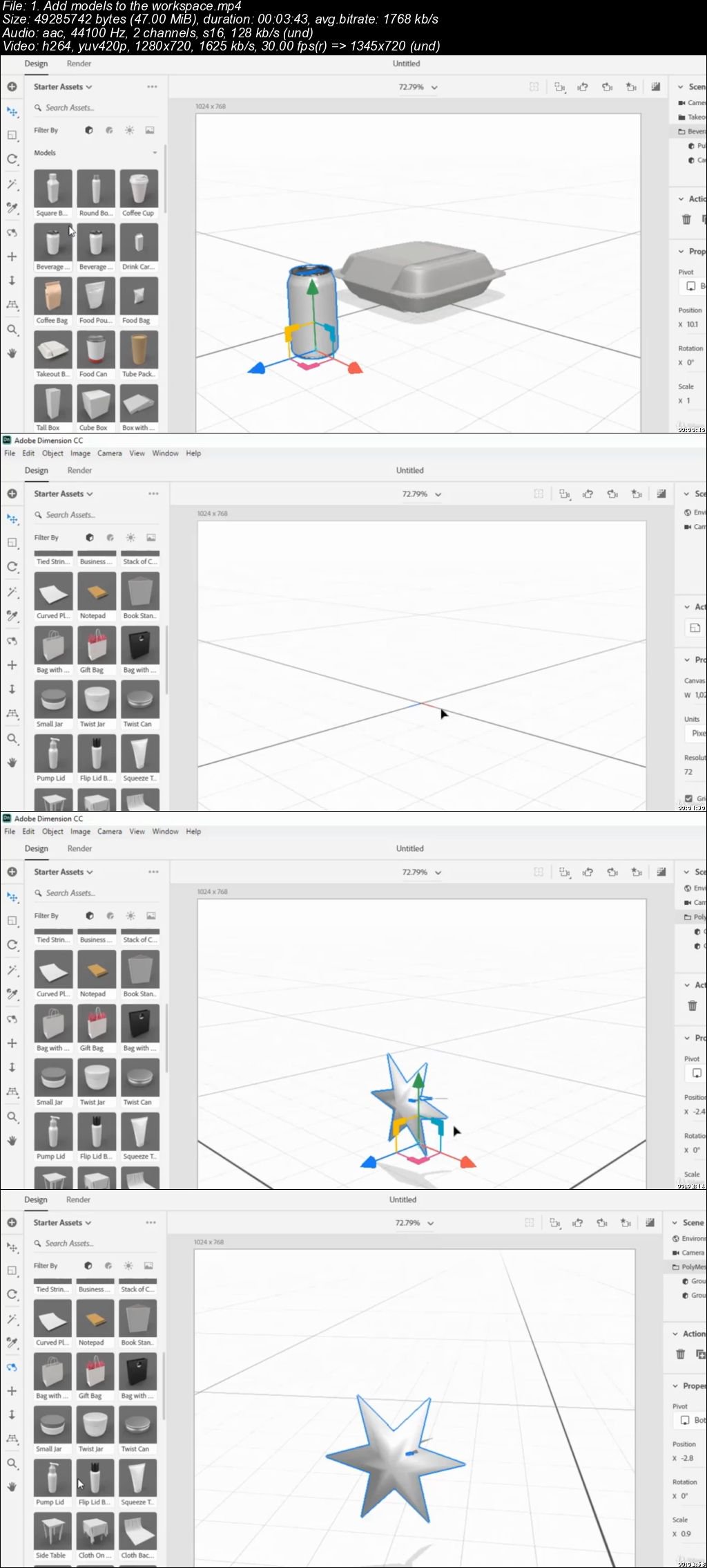  Adobe Dimension CC: Create Awesome 3D Models 