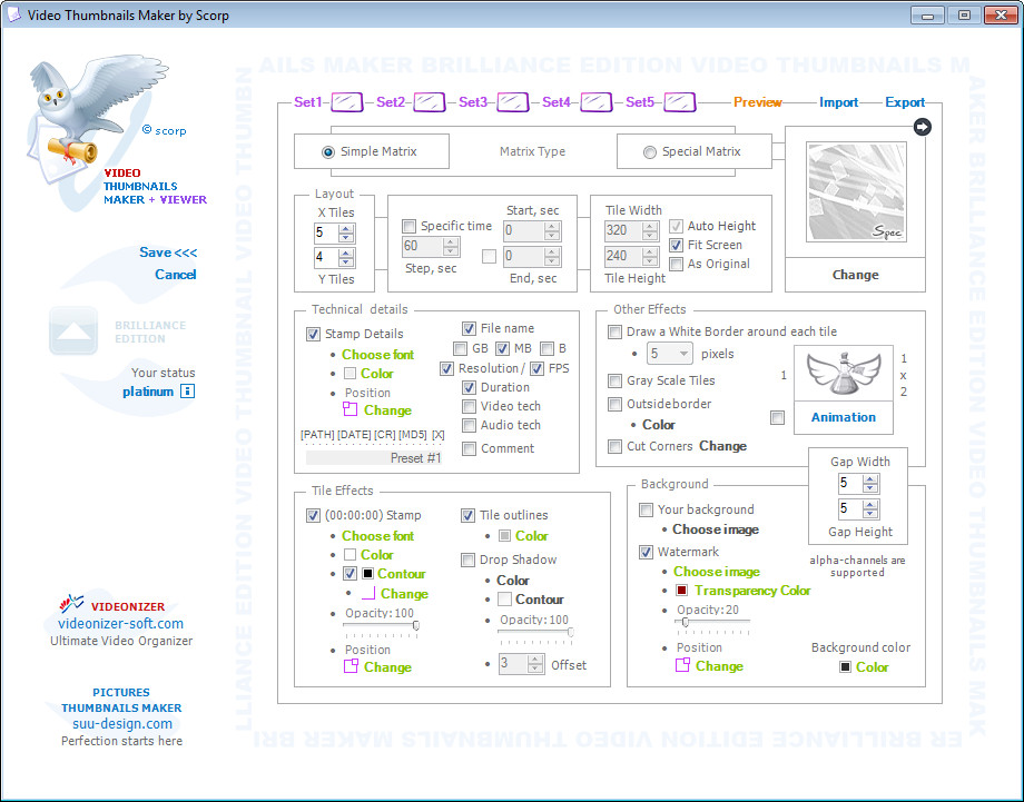 Video Thumbnails Maker Platinum 11.0.0.3 Multilingual