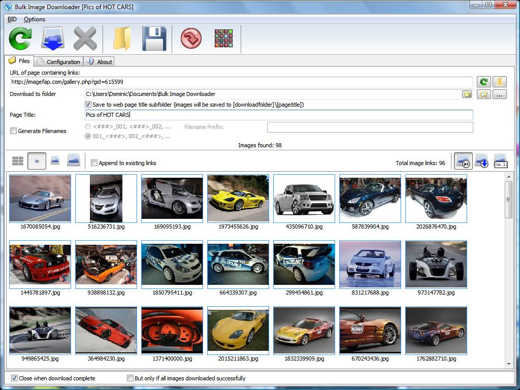 Bulk Image Downloader 2.0.0.8