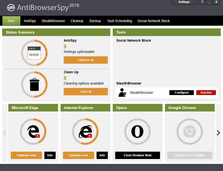 Abelssoft AntiBrowserSpy 2018 v203 Multilingual