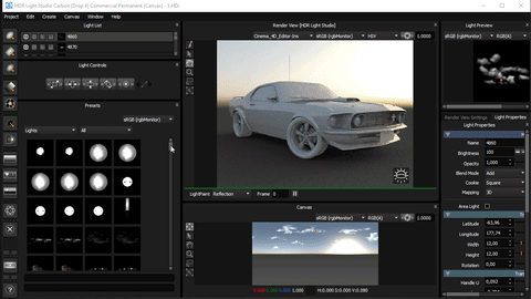 Lightmap – Presets for HDR Light Studio