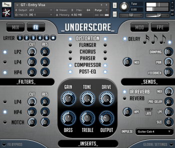 StudioWeapon Underscore v1.5 KONTAKT screenshot