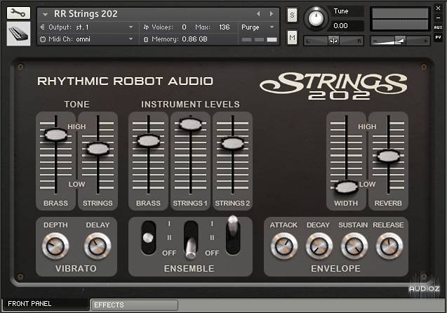 Rhythmic Robot Audio Strings 202 KONTAKT
