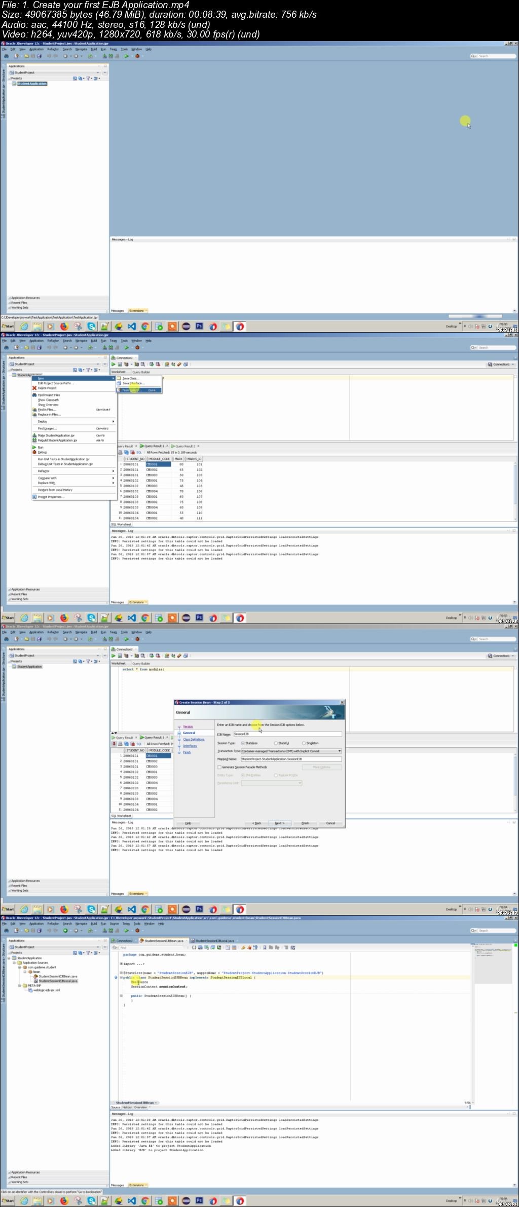  Mastery in Java EJB: Step by Step First EJB Application 