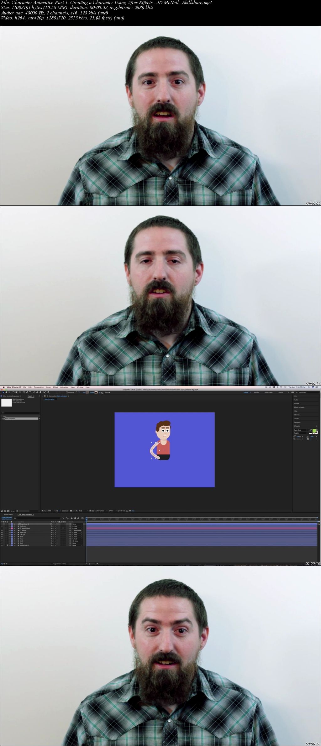 Character Animation Part 1: Creating a Character Using After Effects