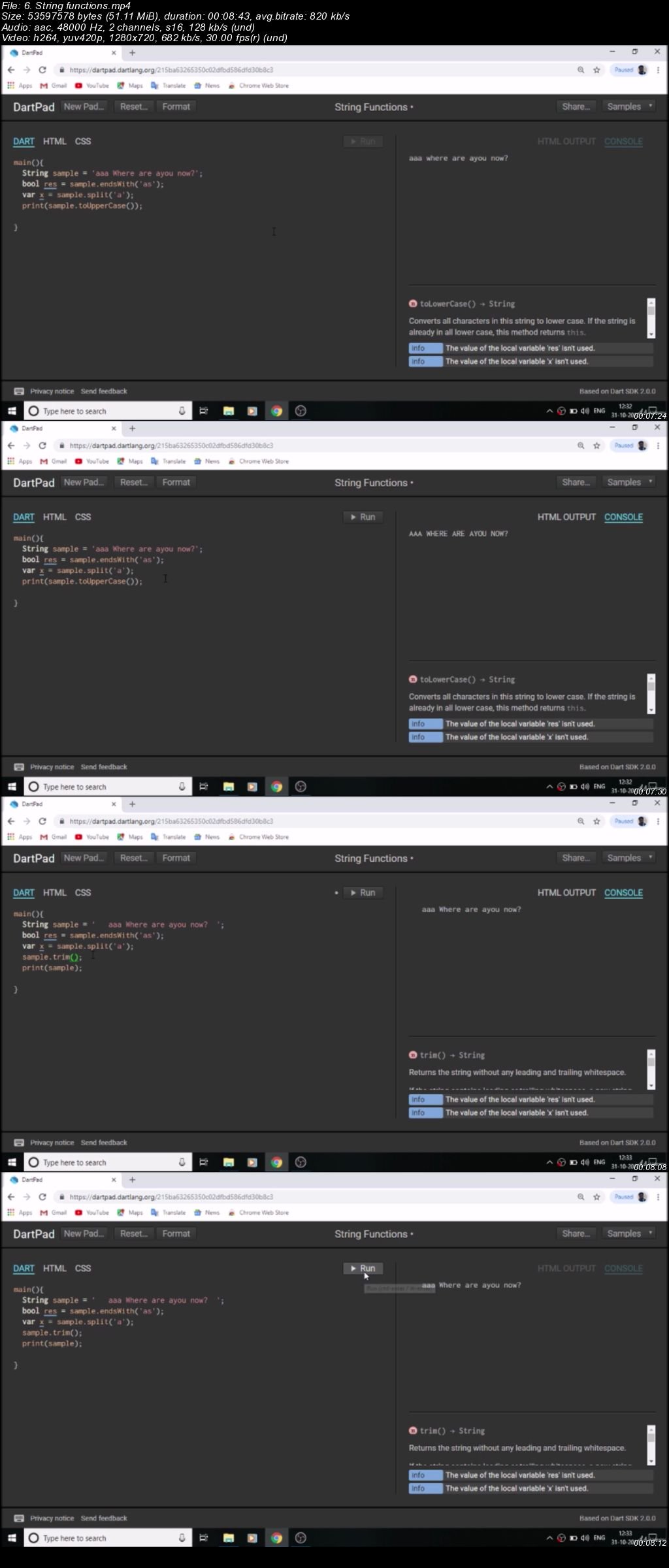  Dart Programming from Beginner to Expert 