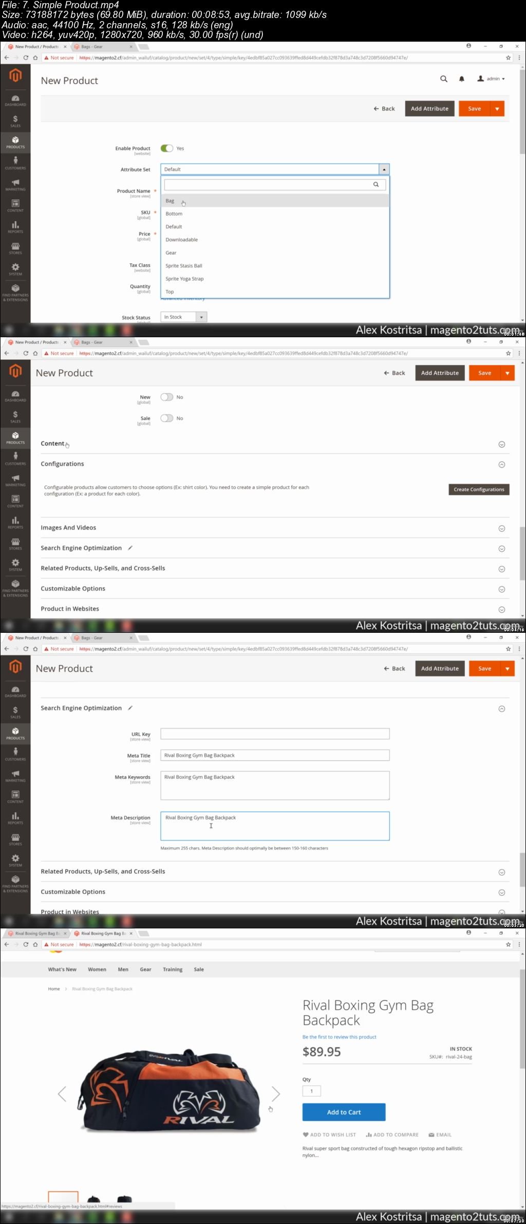  Magento 2 Essential Video Training 