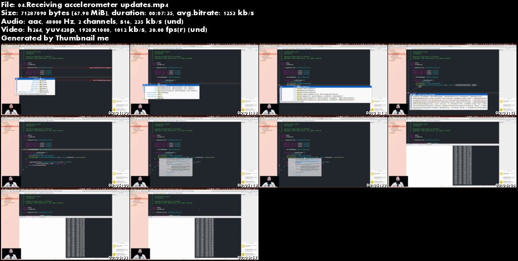 Working with iOS Accelerometer 