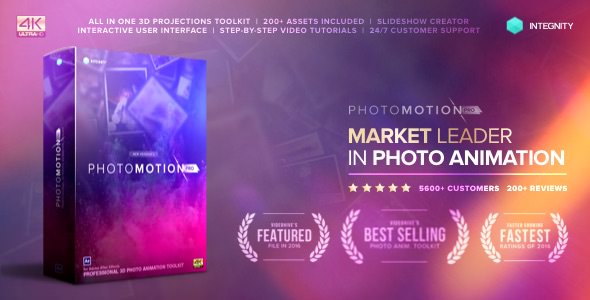 Videohive – Photo Motion Pro – Professional 3D Photo Animator