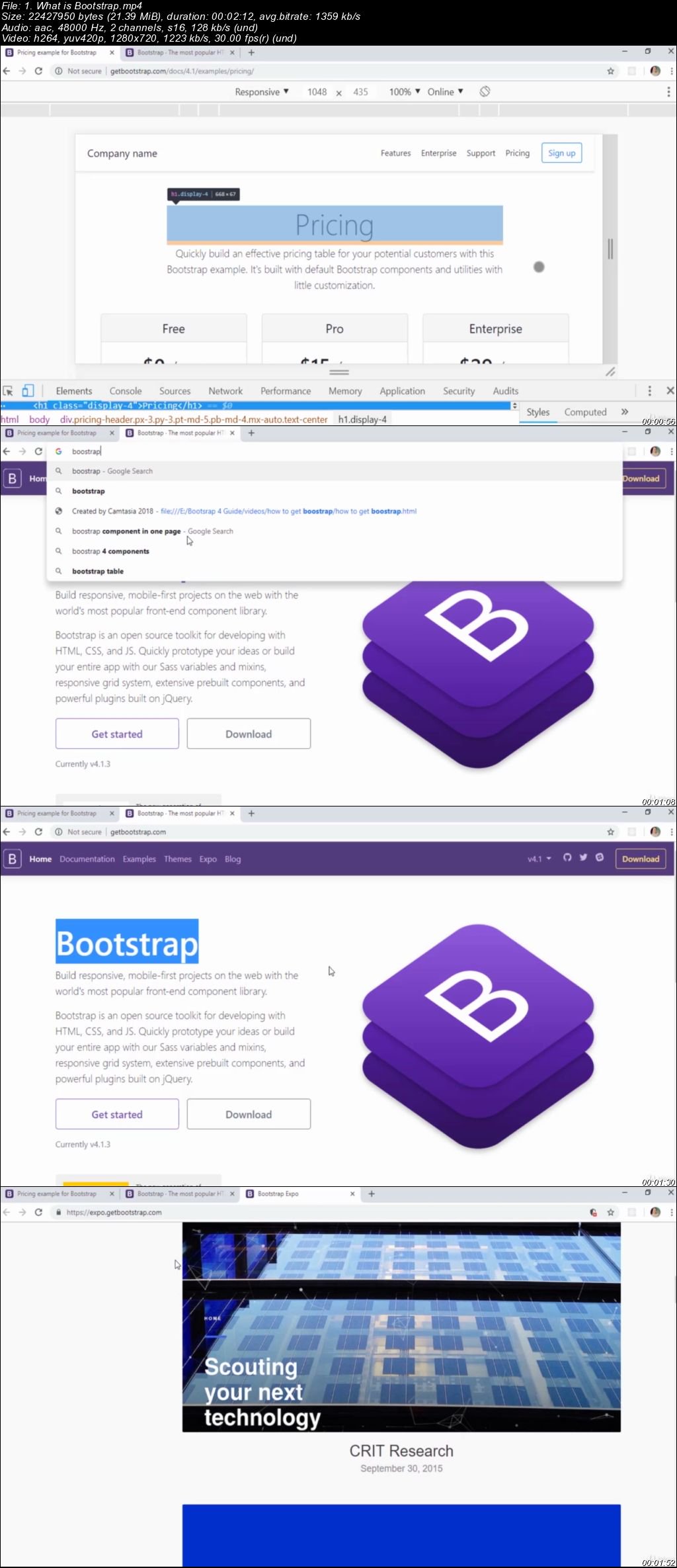  Bootstrap 4 - The Complete Guide to Learn Bootstrap 4 