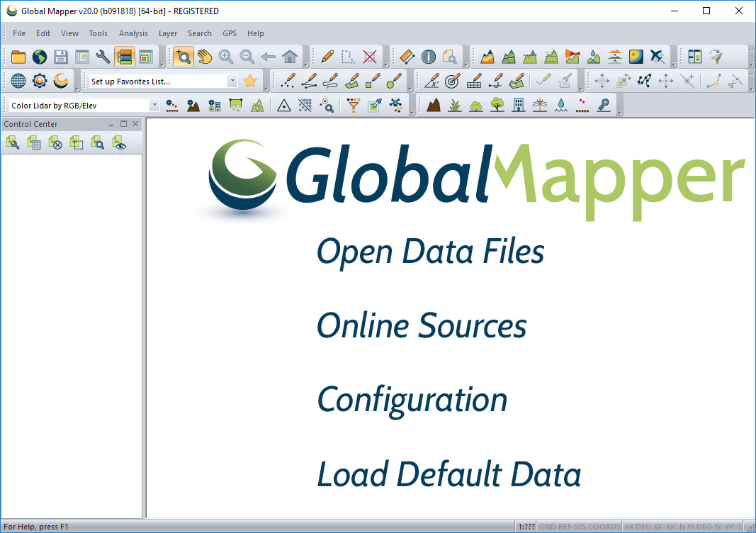 Global Mapper 20.0.0 Build 091818