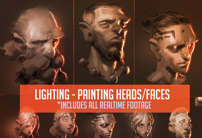 Ahmed Aldoori – Lighting for Painting Heads Faces