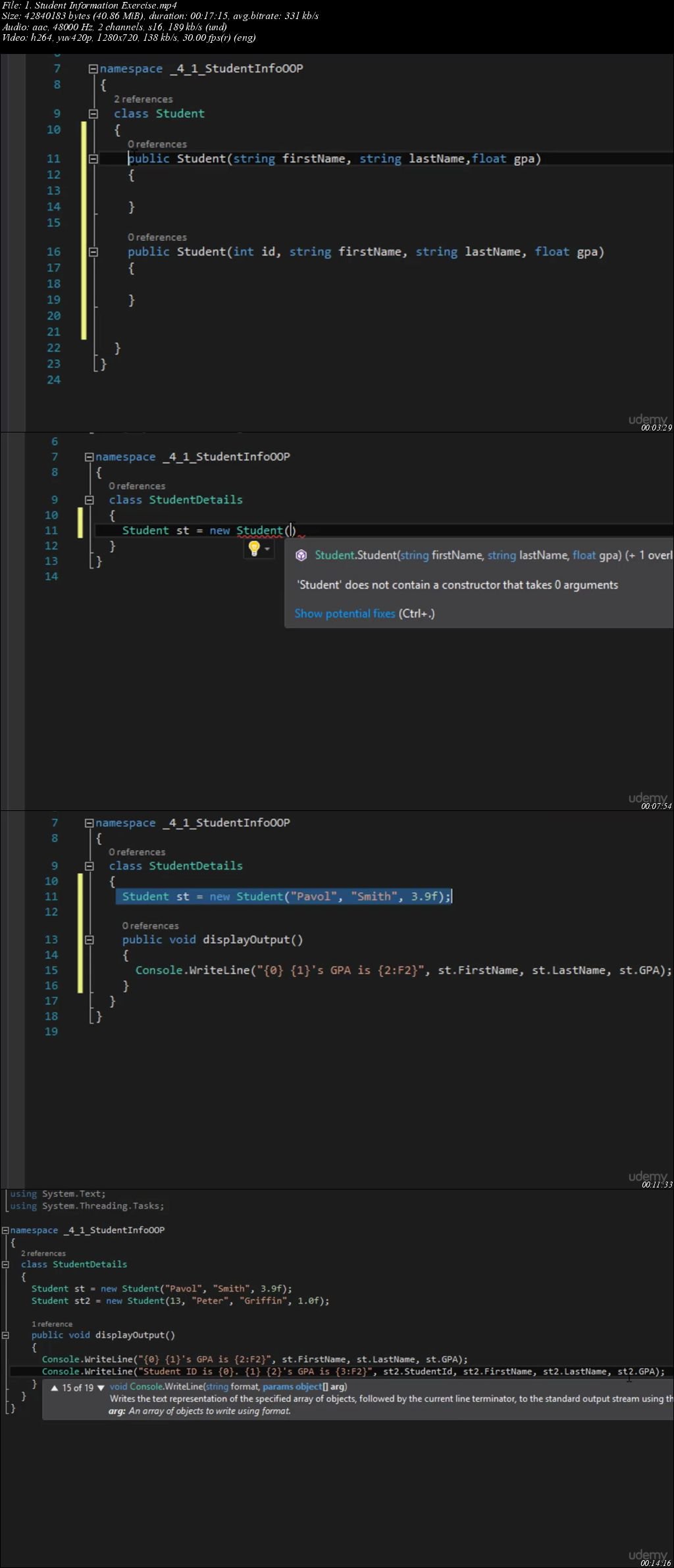 C# Programming Exercises for Beginners