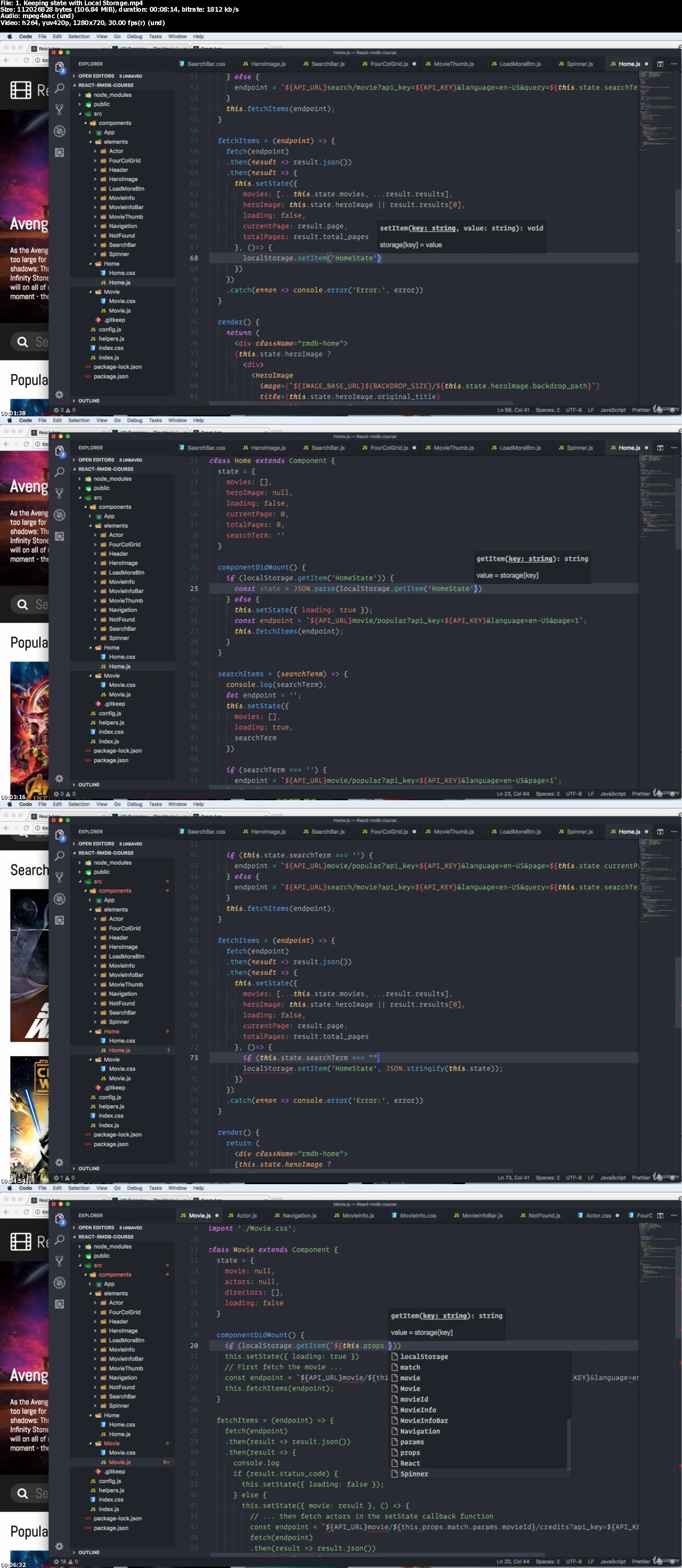 Beginner React course (2018). Create a Movie Web App