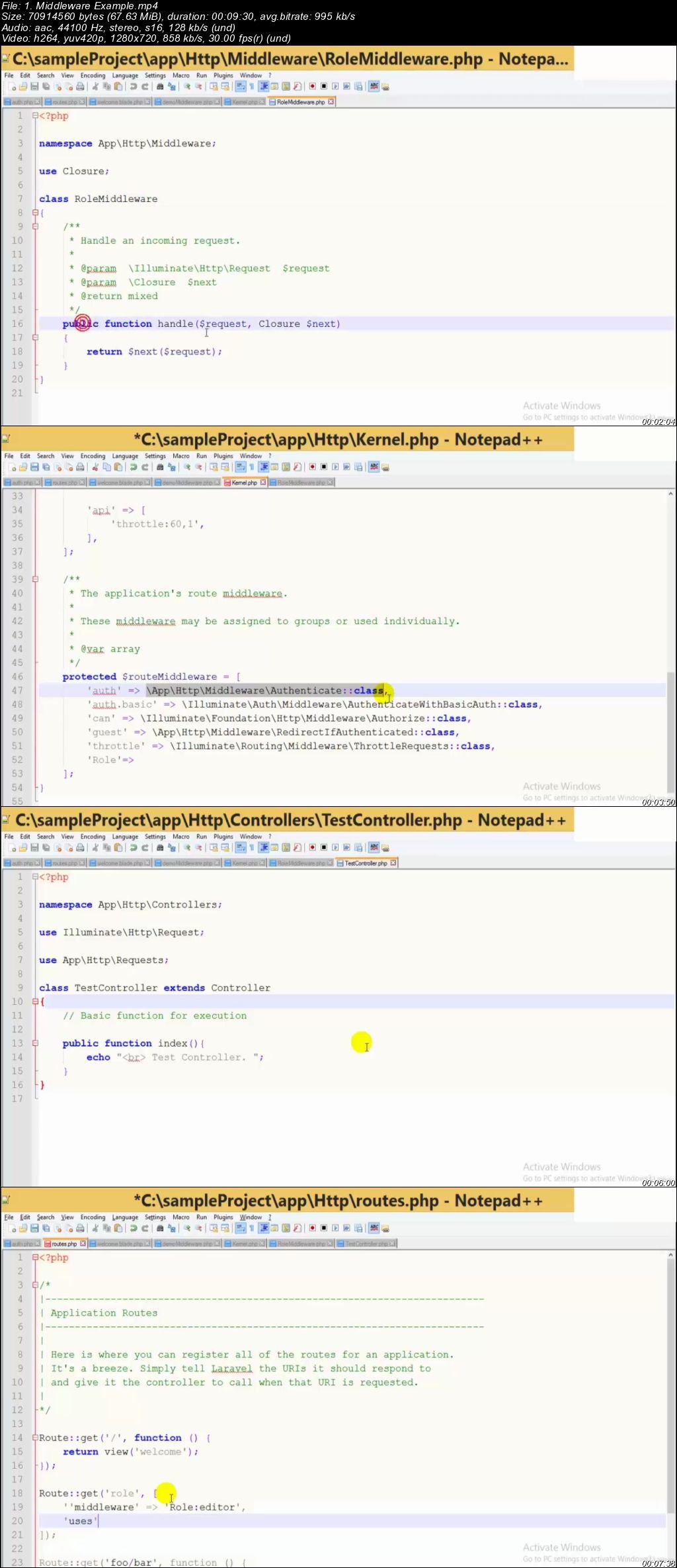  Laravel PHP Framework - Beginners 