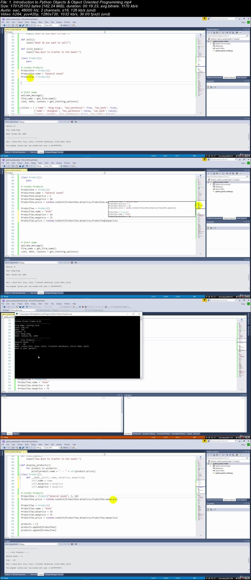  Learn Python by Creating a Pirate Trading Game Like Taipan! 