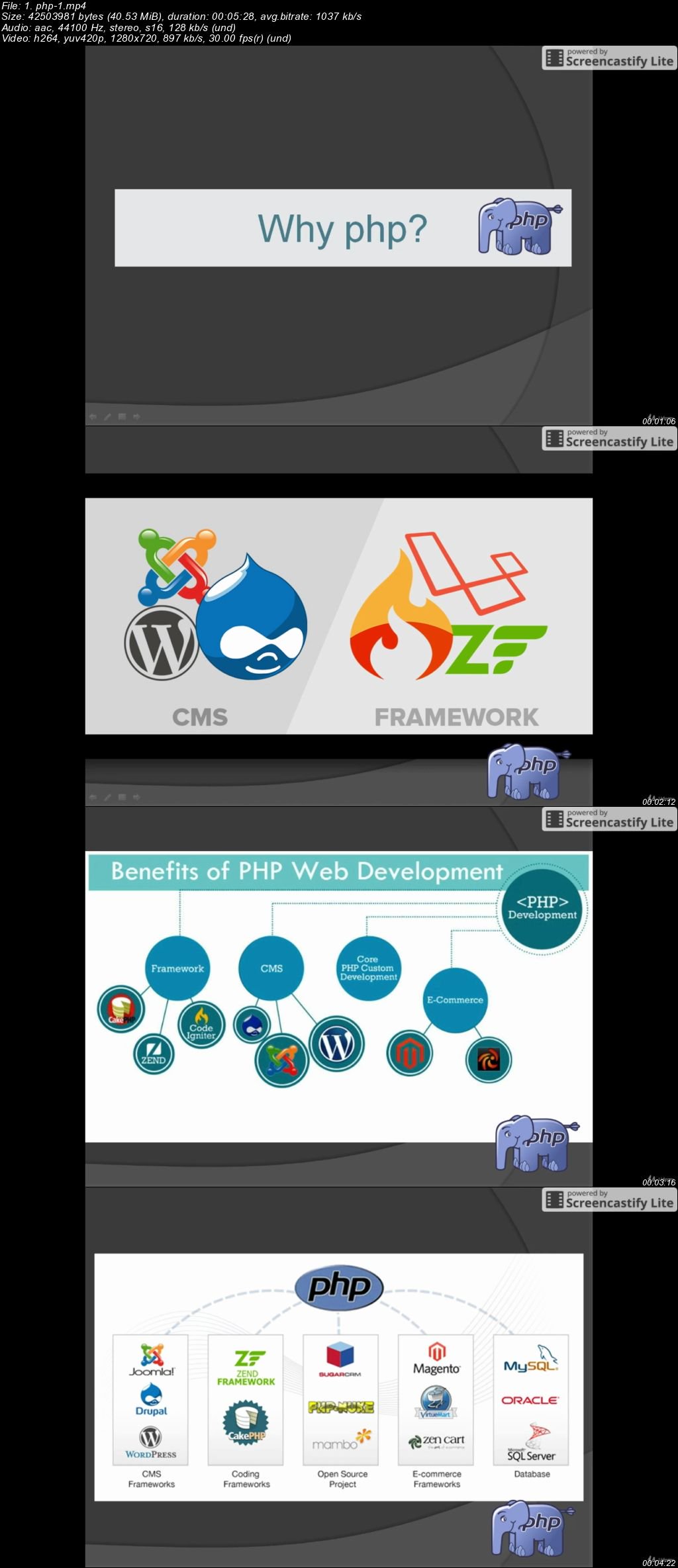 Backend Development with PHP and PERL