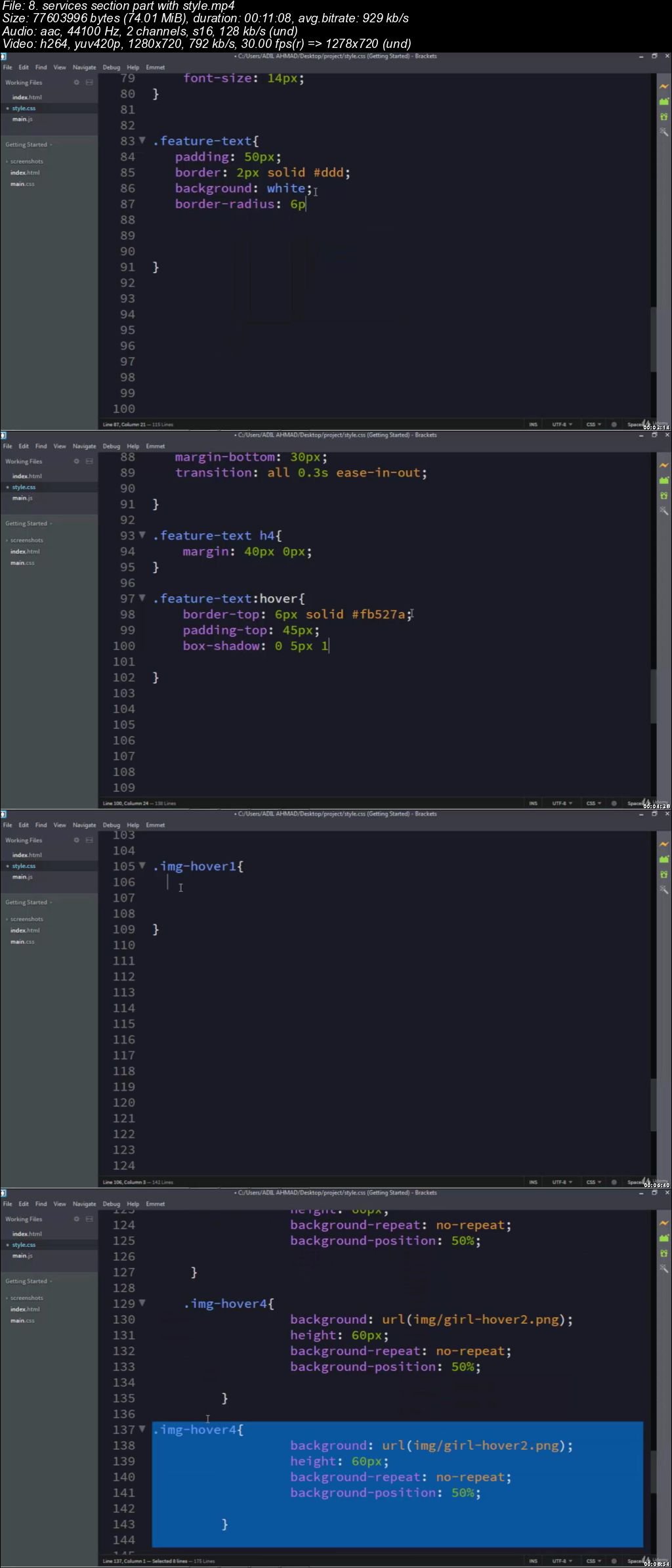  Learn PSD to Responsive Parallax HTML 5 / CSS 3 Web Design 