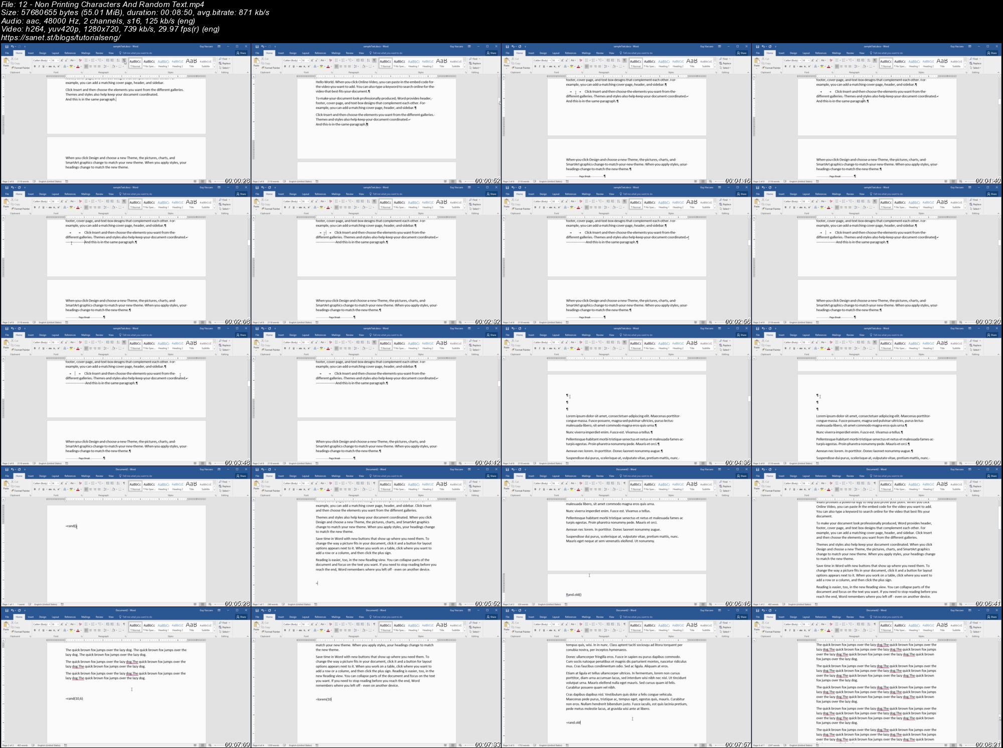 Getting Started with Word 2016