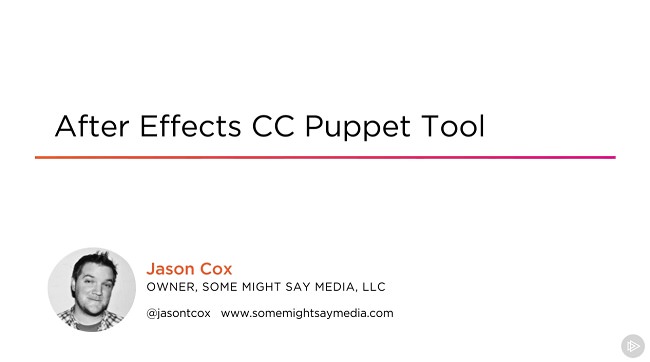 After Effects CC Puppet Tool
