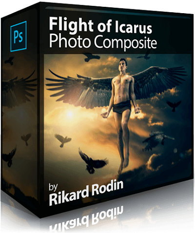 Flight of Icarus Photo Composite