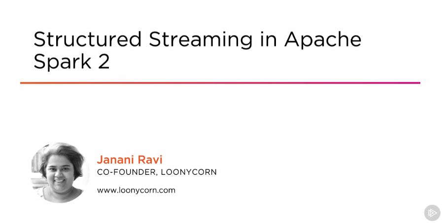 Structured Streaming in Apache Spark 2