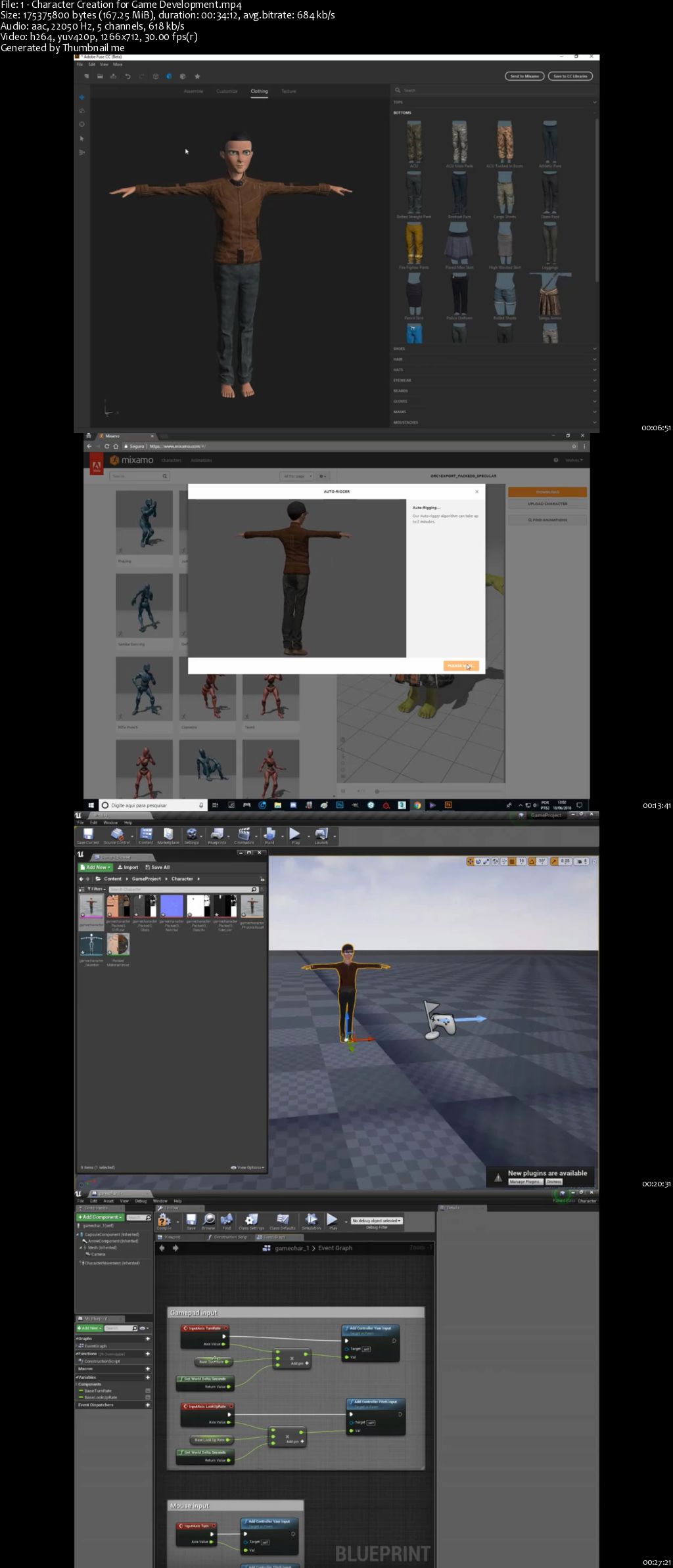 Game Development with Unreal Engine 4, Adobe Fuse, 3ds Max, and Mixamo