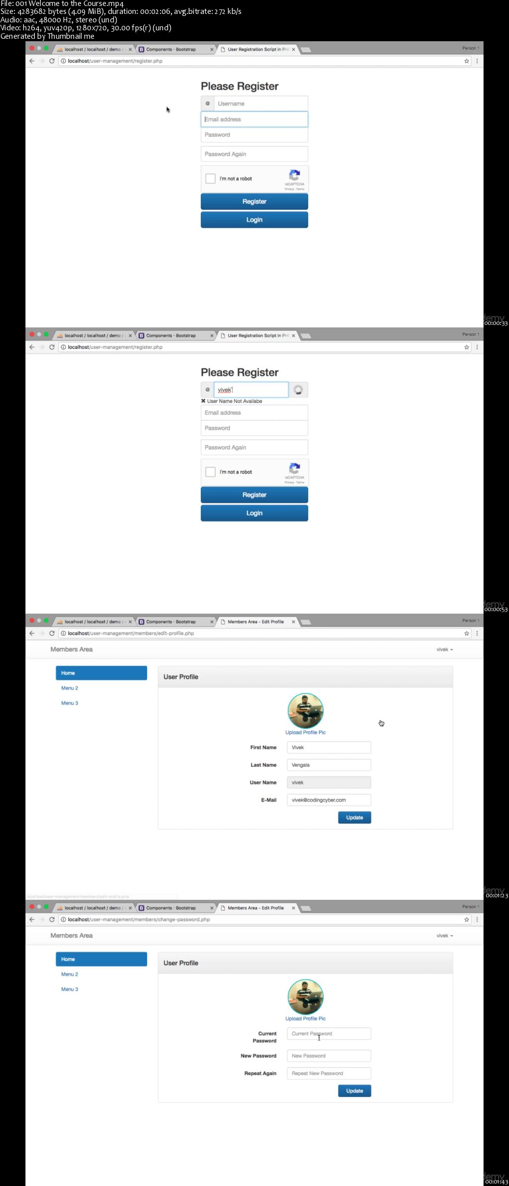 PHP User Login Registration Script With All Features (Updated)