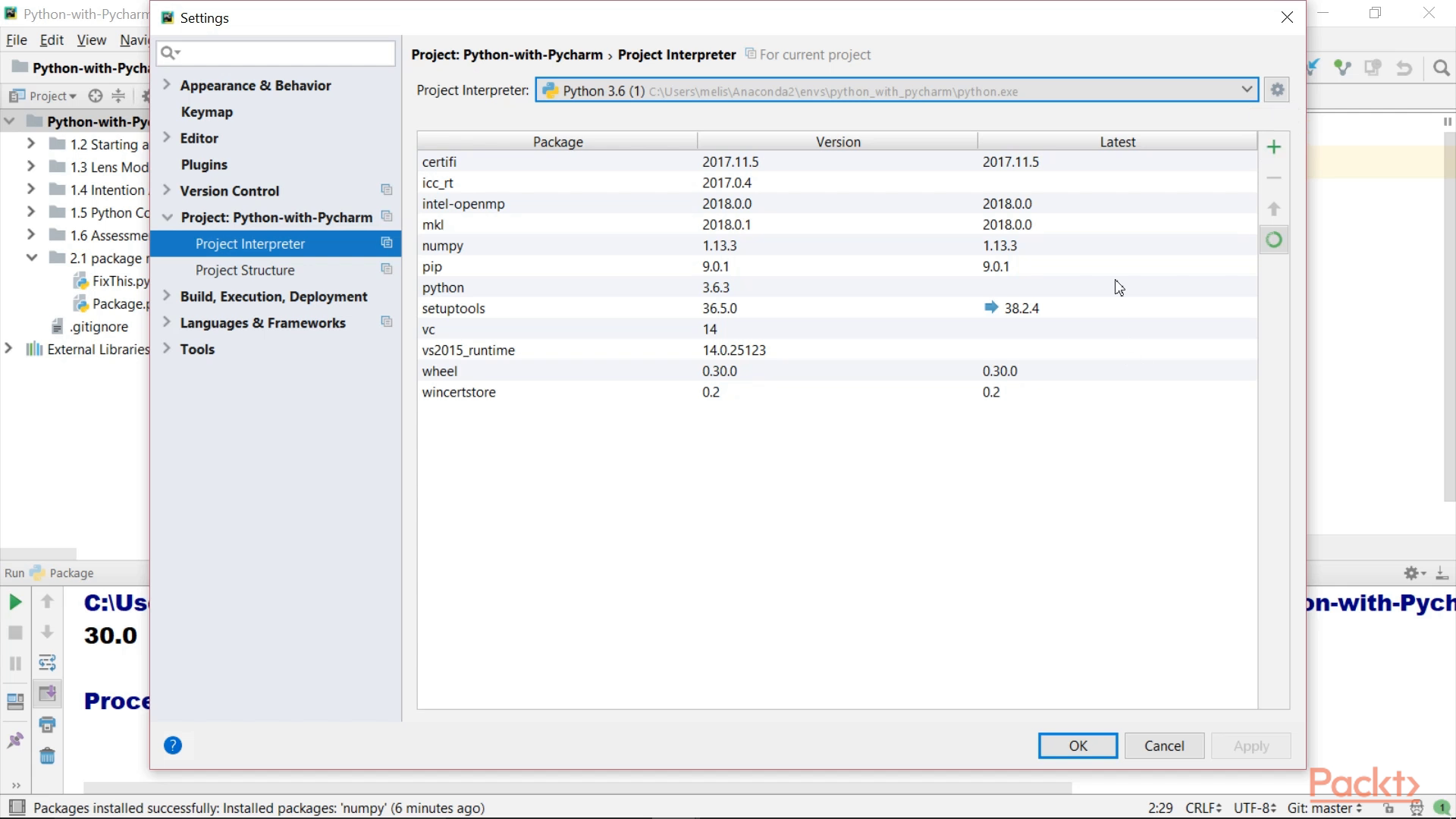 PACKT - PyCharm for Power-Developer