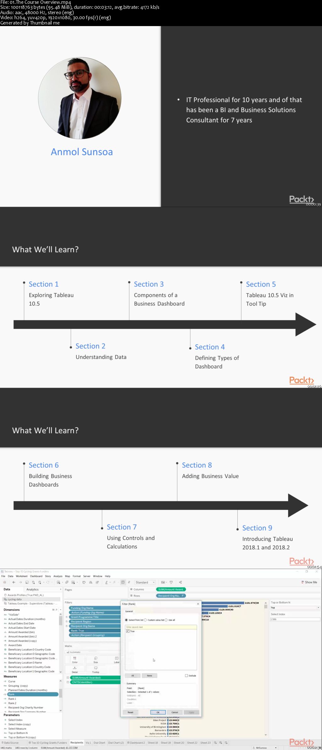 Building Interactive Dashboards with Tableau 10.5