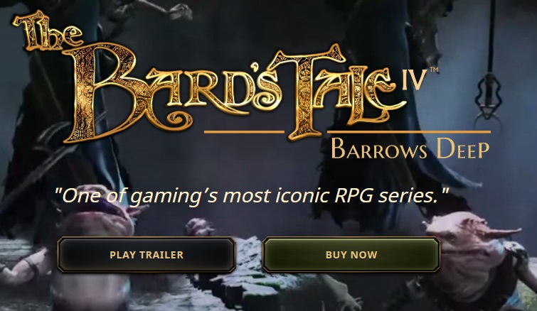 The Bard’s Tale IV: Barrows Deep-CODEX