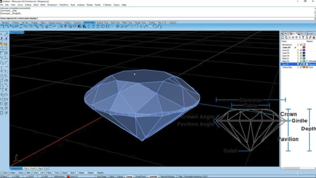 Modelling Jewellery in Rhino