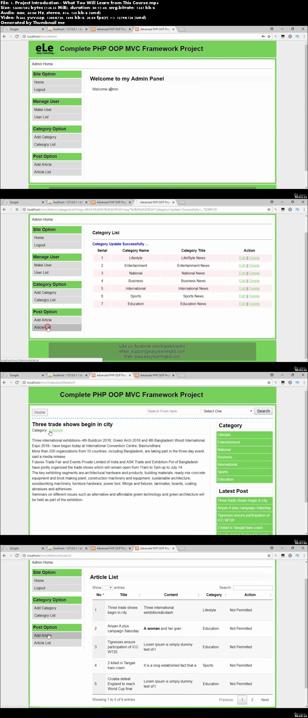 Learn PHP MVC - Complete PHP MVC Framework Project 