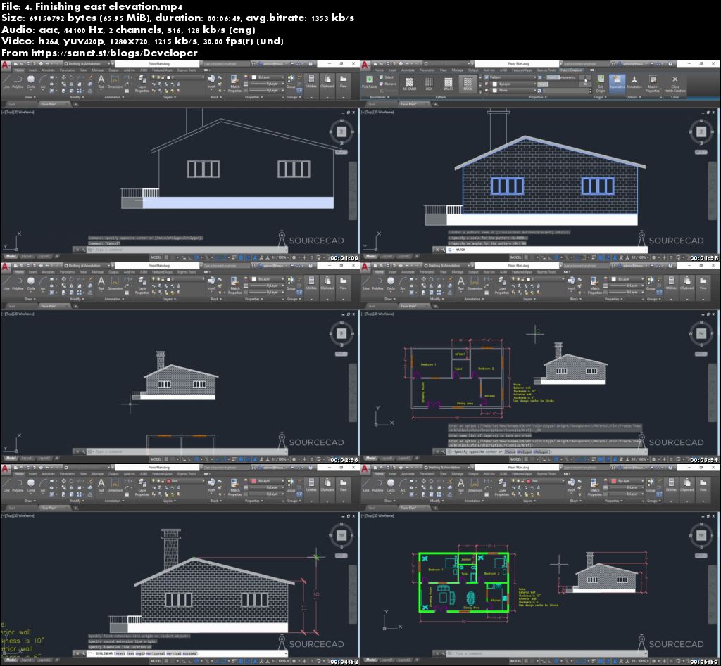 60 AutoCAD 2D & 3D Drawings and Practical Projects