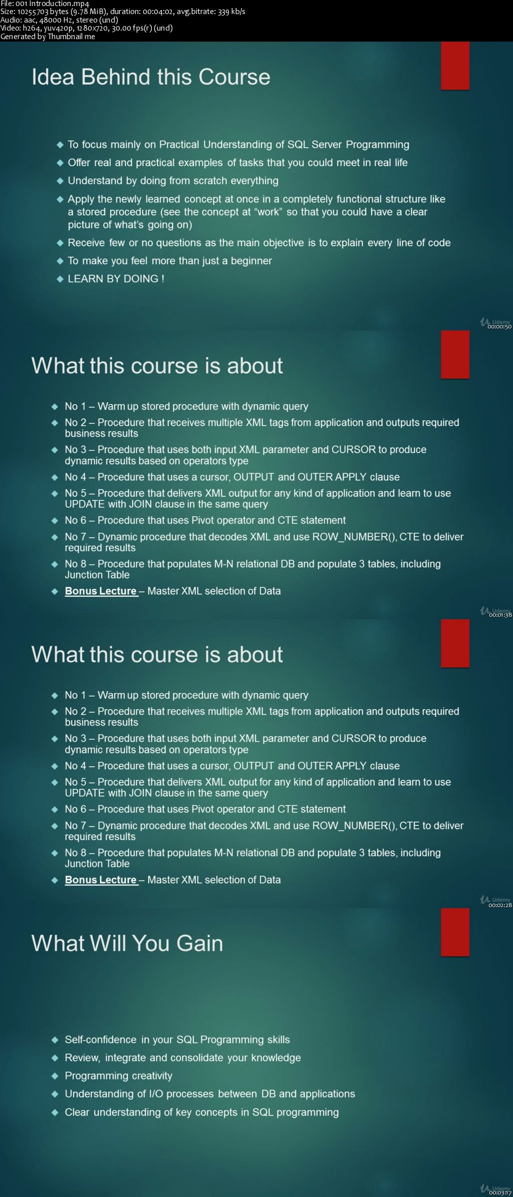 MS SQL SERVER (T-SQL) Concepts - Raise above beginner level