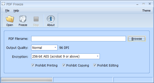 PDFArea PDF Freeze 1.2