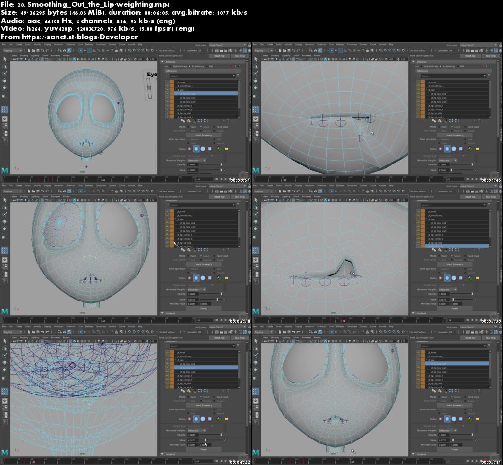 Maya Facial Rigging Fundamentals