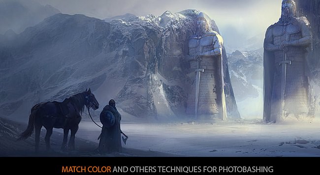 Cubebrush – Match Color and Others Techniques for Photobashing