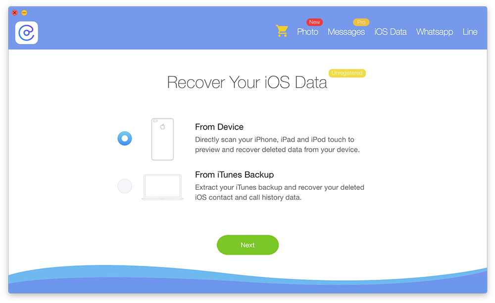 iPhone Data Recovery 2.2.0 macOS